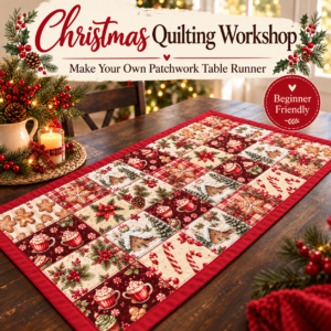 Table-runner Quilting Beginner Workshop